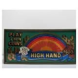 Working Vintage Casino Game Lighted Marquee Sign