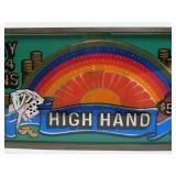 Working Vintage Casino Game Lighted Marquee Sign