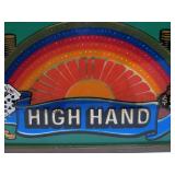 Working Vintage Casino Game Lighted Marquee Sign