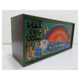 Working Vintage Casino Game Lighted Marquee Sign