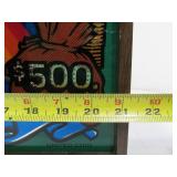 Working Vintage Casino Game Lighted Marquee Sign