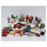 Large Group of Lego Figures & Accessories