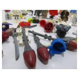 Large Group of Lego Figures & Accessories