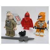 Large Group of Lego Figures & Accessories