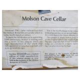 Vintage MOLSON 3D Relief Beer Sign