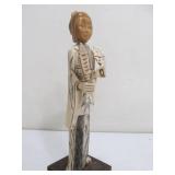Very Nice Vintage Hand Carved Bone Guanyin Figure