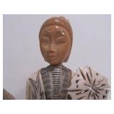 Very Nice Vintage Hand Carved Bone Guanyin Figure