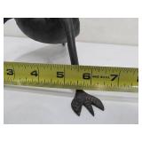 Vintage Hand Wrought Iron Sculptural Dragon Tray/Holder