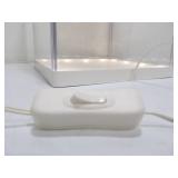 Pair of Working Ikea Acrylic LED Lighted Display Cube