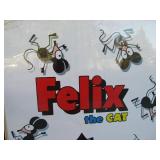 Large Framed FELIX The Cat Poster