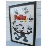 Large Framed FELIX The Cat Poster