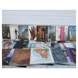 Approx 50 Vintage Vinyl Records - Mostly Rock & Pop #1
