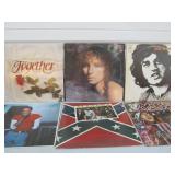 Approx 50 Vintage Vinyl Records - Mostly Rock & Pop #1