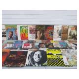Approx 50 Vintage Vinyl Records - Mostly Rock & Pop #2