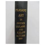 Large Antique 1910 Peasant Art in Sweden, Lapland & Iceland