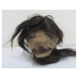 Old Vintage Genuine Animal Hide & Hair "Shrunken Head"