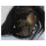 Old Vintage Genuine Animal Hide & Hair "Shrunken Head"