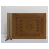 Vintage Mid Century Unused Scandinavian Leather Photo Album