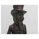 Vintage Cast Iron UNCLE SAM Mechanical Bank