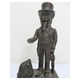 Vintage Cast Iron UNCLE SAM Mechanical Bank