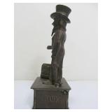 Vintage Cast Iron UNCLE SAM Mechanical Bank