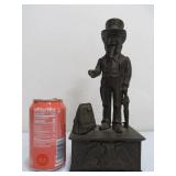 Vintage Cast Iron UNCLE SAM Mechanical Bank