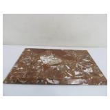 3 Quality Solid Italian Marble Clock Plinth Bases