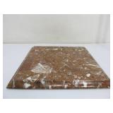 3 Quality Solid Italian Marble Clock Plinth Bases