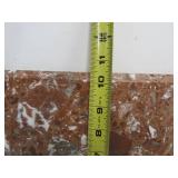 4 Quality Solid Italian Marble Clock Plinth Bases