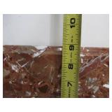 4 Quality Solid Italian Marble Clock Plinth Bases