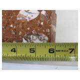 4 Quality Solid Italian Marble Clock Plinth Bases