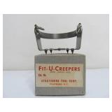NOS Vintage Fit-U-Creepers Ice Cleats in Box