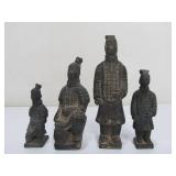 Vintage Chinese Terra Cotta Warrior Figures