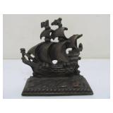 Pair of Antique Cast Iron Ship Bookends