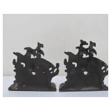 Pair of Antique Cast Iron Ship Bookends