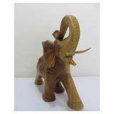 Larger Carved Wood Elephant