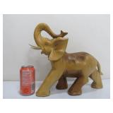Larger Carved Wood Elephant