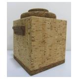 Vintage Deco Cork Ice Bucket