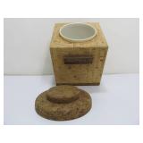 Vintage Deco Cork Ice Bucket