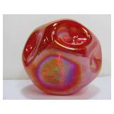 Free Form Art Glass Hand Blown Vase