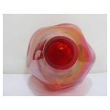 Free Form Art Glass Hand Blown Vase