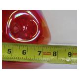 Free Form Art Glass Hand Blown Vase
