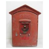 Old Vintage GAMEWELL Cast Iron Fire Telephone Call Box