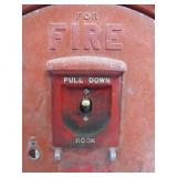 Old Vintage GAMEWELL Cast Iron Fire Telephone Call Box