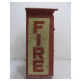 Old Vintage GAMEWELL Cast Iron Fire Telephone Call Box