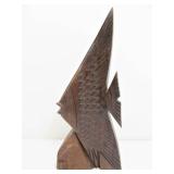 Hand Carved Ironwood Fish Sculpture