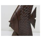Hand Carved Ironwood Fish Sculpture