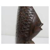 Hand Carved Ironwood Fish Sculpture