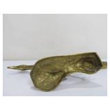 Vintage Solid Brass Roadrunner Sculpture