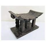Small Carved African Wood Stool